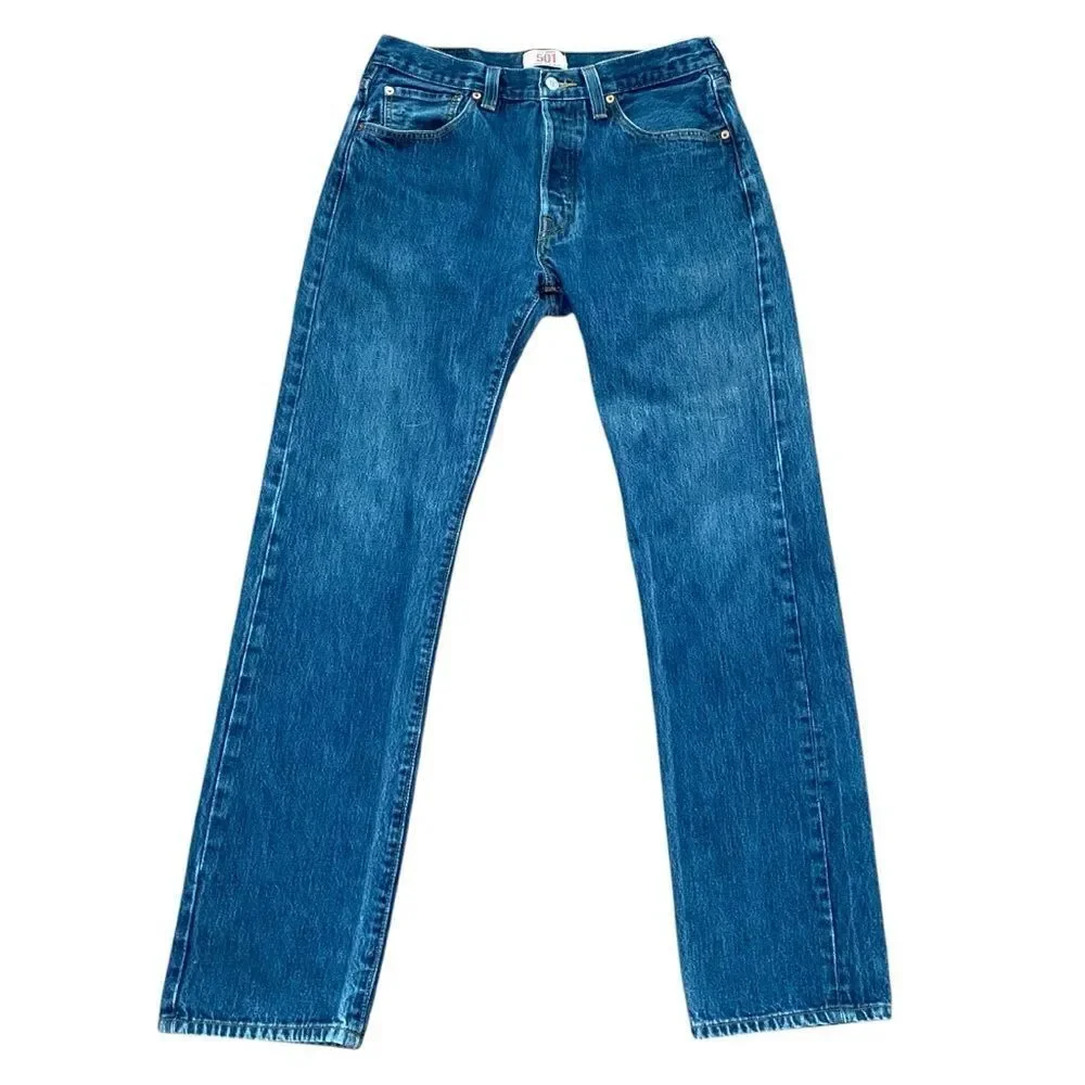 Levi’s 501 Straight Leg Button Fly Jeans